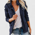 Luna | Women's Coat Lightweight Utility Jacket Drawstring Waist 2