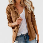 Luna | Women's Coat Lightweight Utility Jacket Drawstring Waist 8