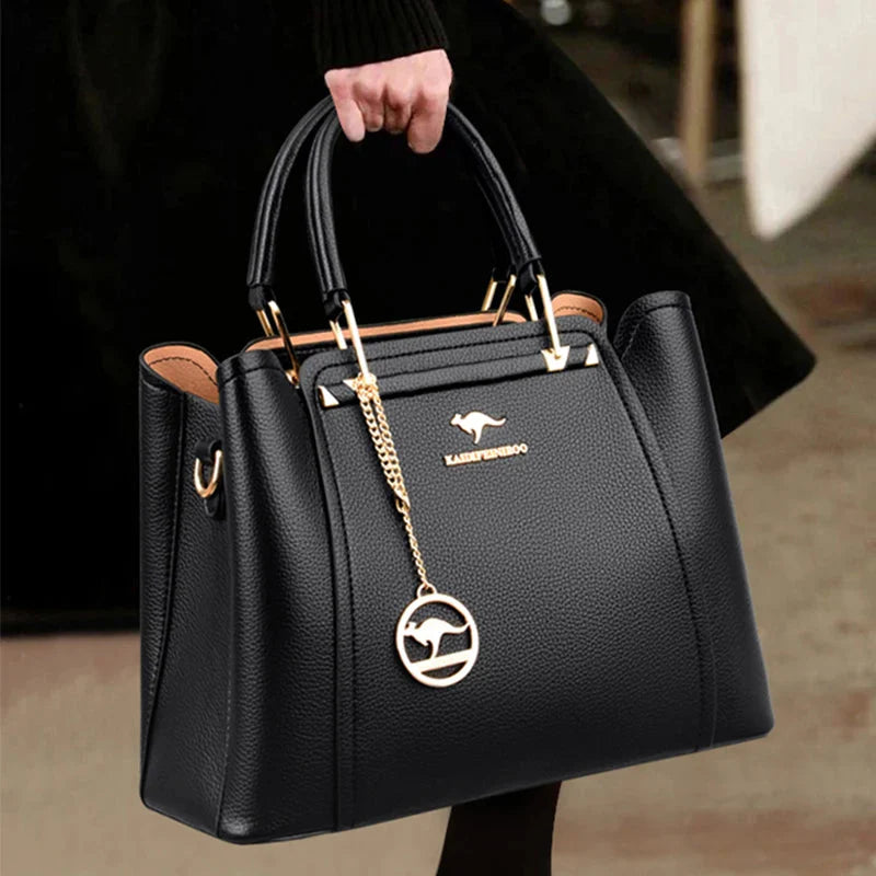 Luxury soft leather shoulder and crossbody bag for women 0