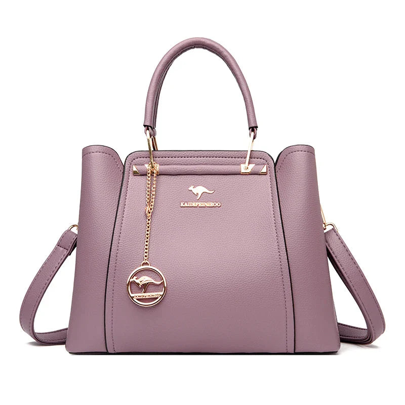 Luxury soft leather shoulder and crossbody bag for women 10