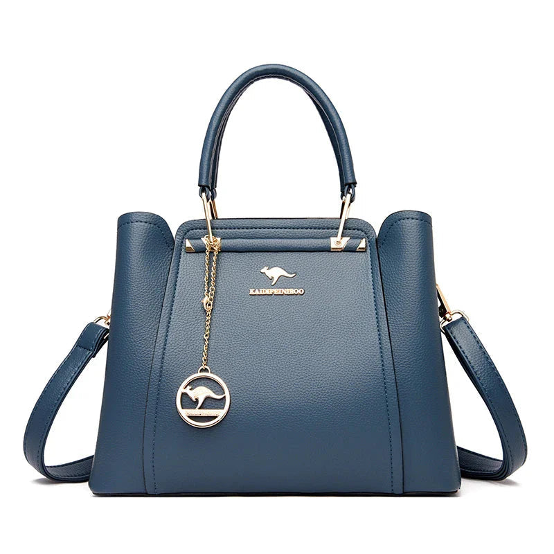 Luxury soft leather shoulder and crossbody bag for women 11