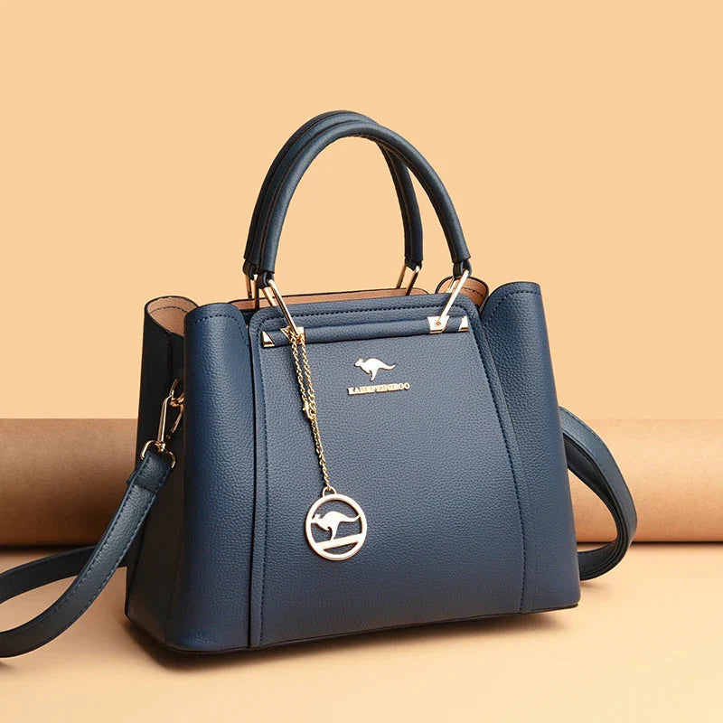 Luxury soft leather shoulder and crossbody bag for women 4