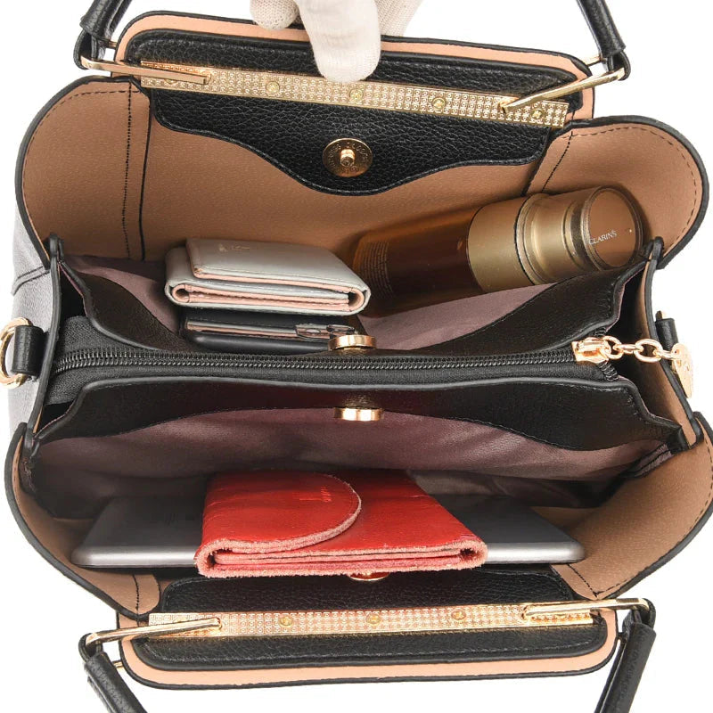 Luxury soft leather shoulder and crossbody bag for women 8