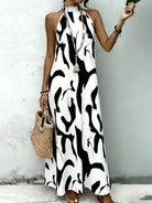 MOREAU LYON | CHIC HALTER MAXI DRESS FOR WOMEN 3