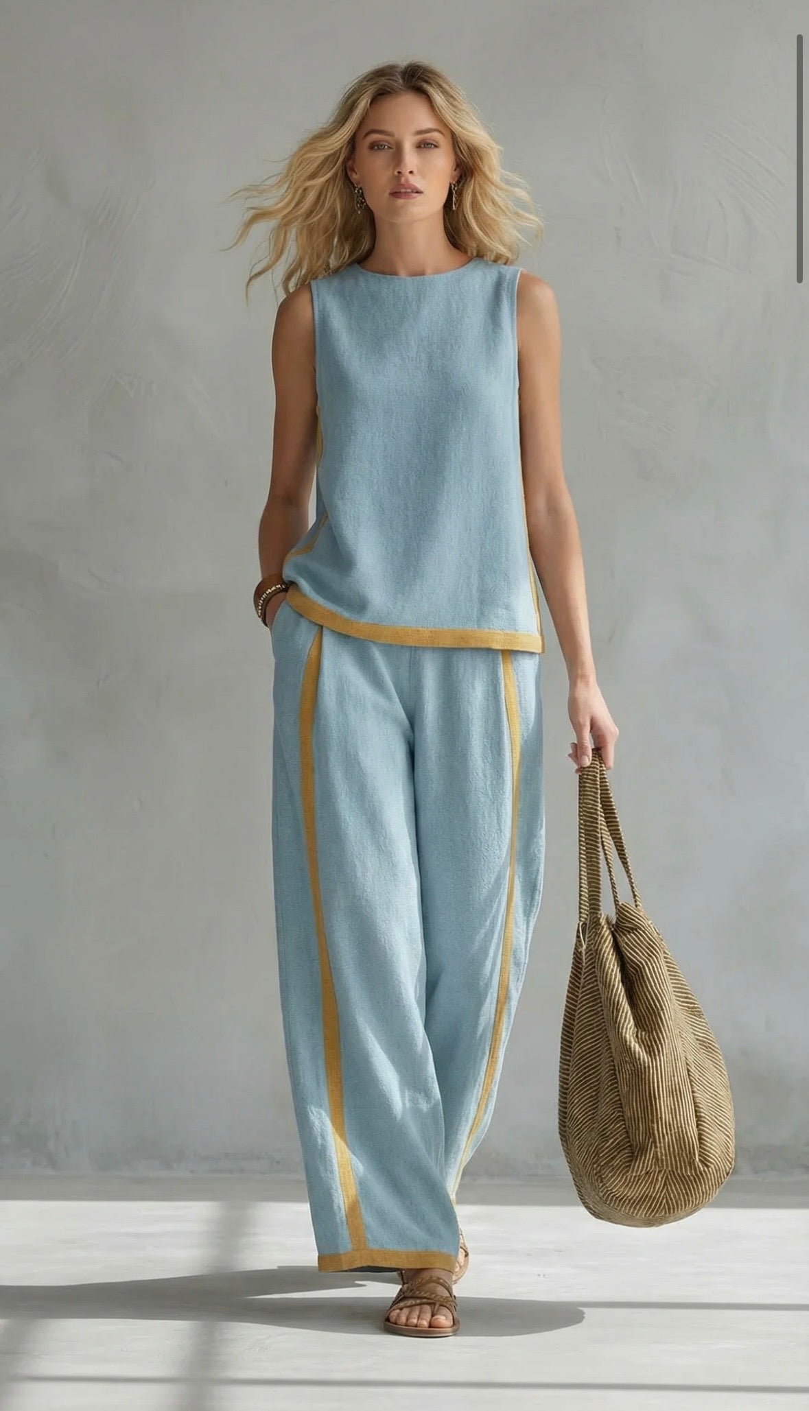 MOREAU LYON | CHIC LINEN SET FOR WOMEN 4
