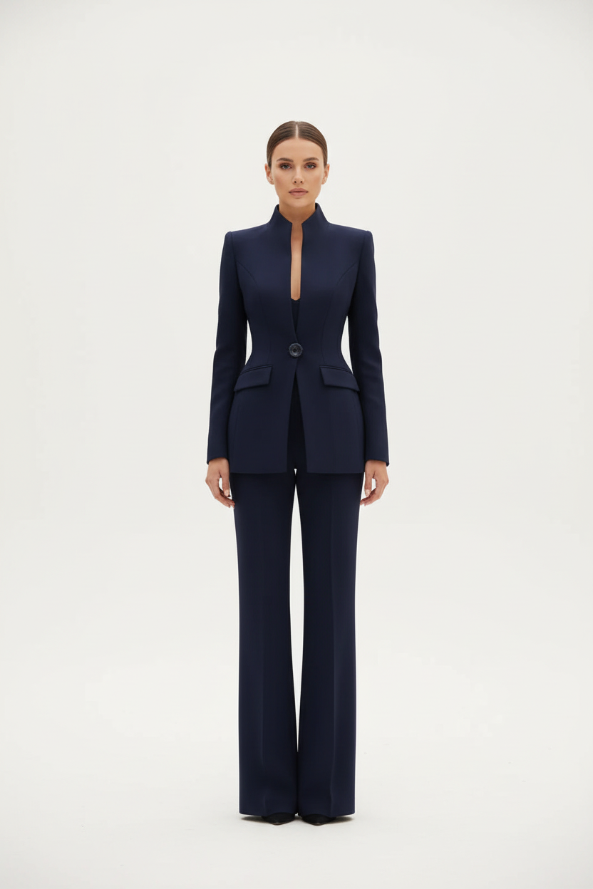 MOREAU LYON | CHIC TWO-PIECE FORMAL SUIT FOR WOMEN 3