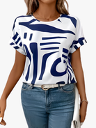 MOREAU LYON | WOMEN'S ABSTRACT PRINT T-SHIRT 1