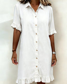 MOREAU LYON | WOMEN'S BUTTON-DOWN DENIM DRESS 3