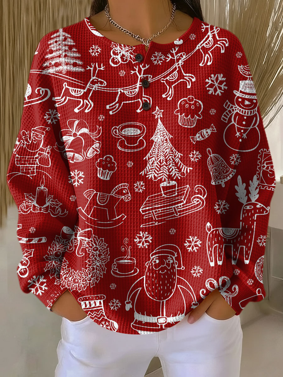 MOREAU LYON | WOMEN'S WAFFLE KNIT SWEATER 12