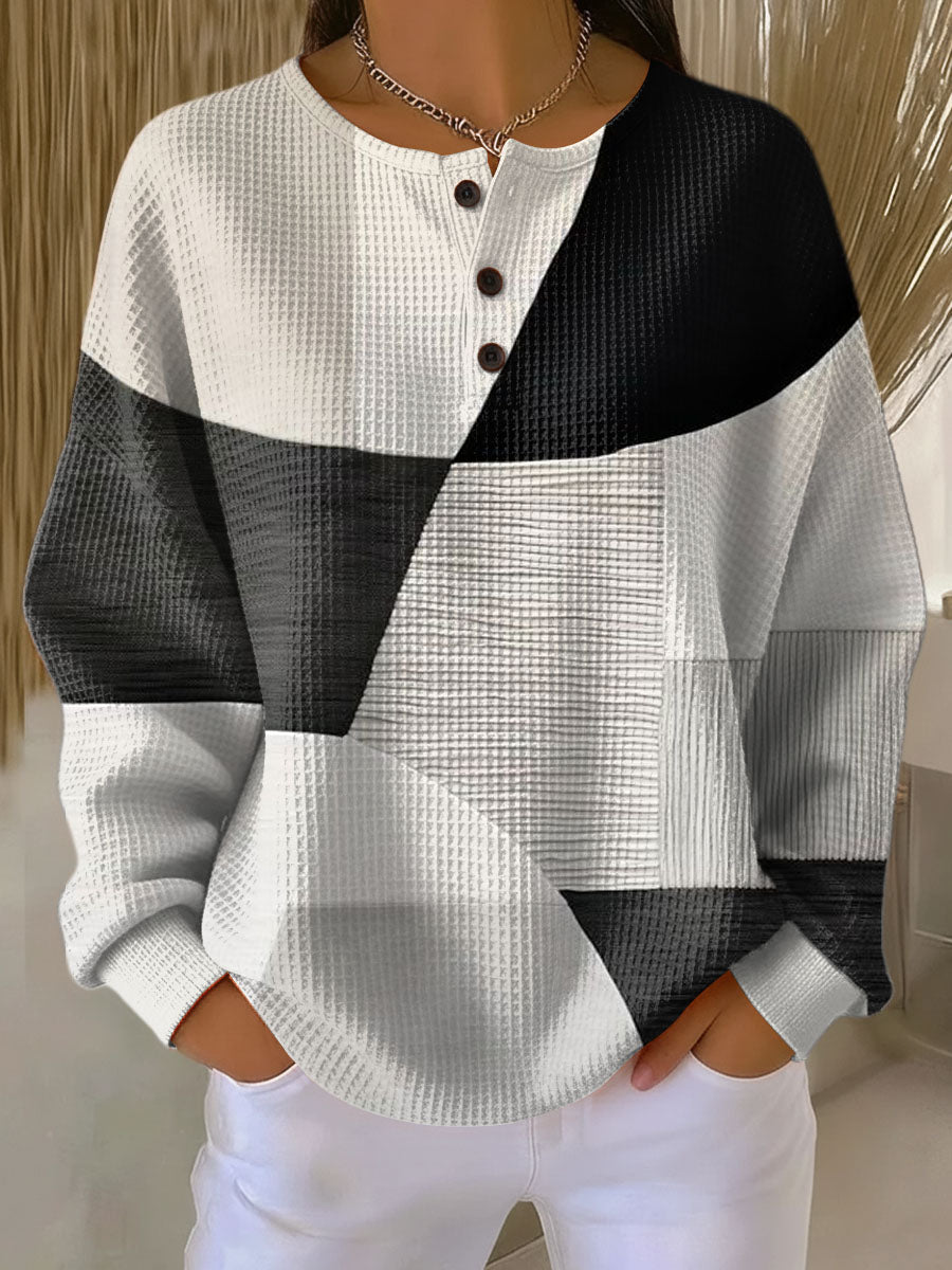 MOREAU LYON | WOMEN'S WAFFLE KNIT SWEATER 2