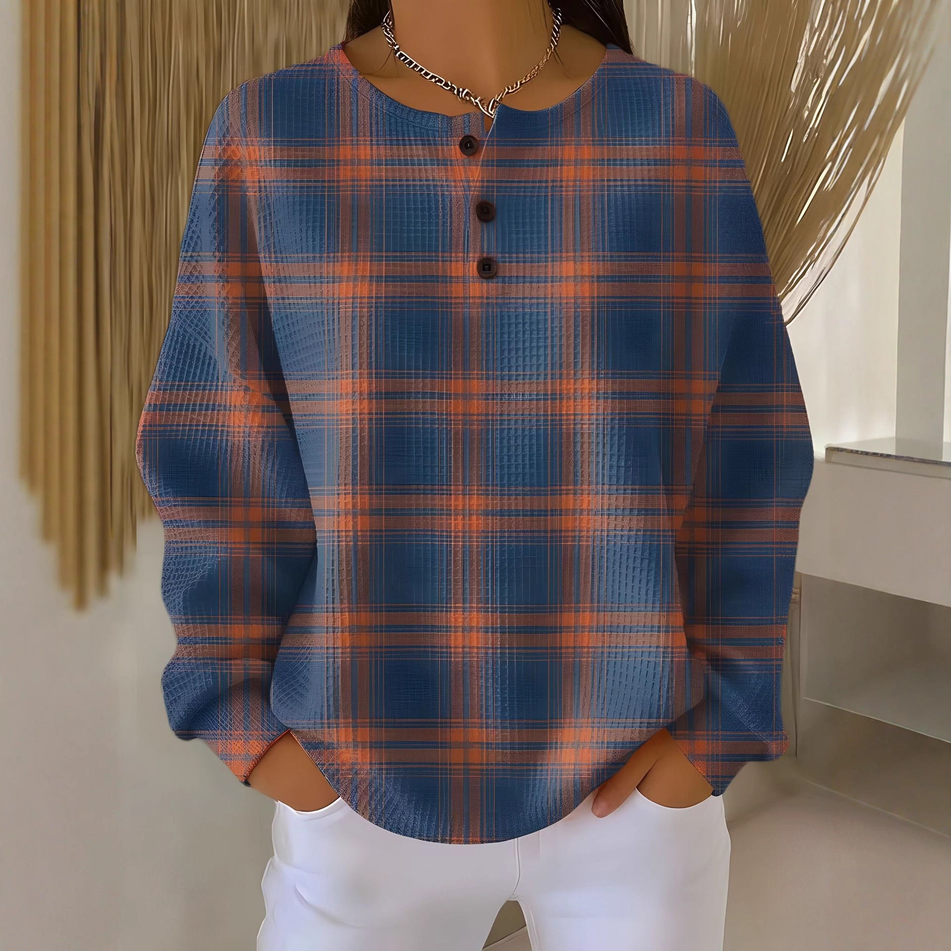 MOREAU LYON | WOMEN'S WAFFLE KNIT SWEATER 3