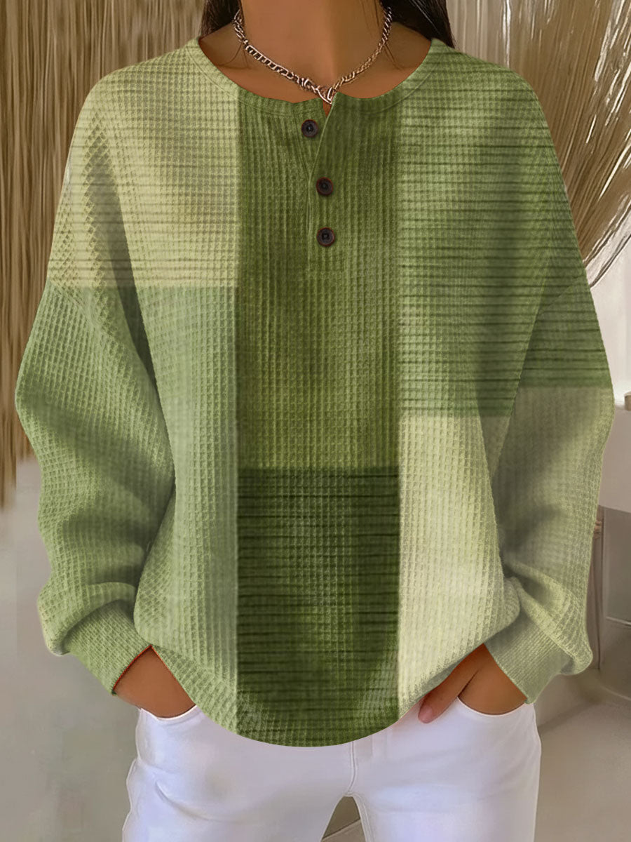 MOREAU LYON | WOMEN'S WAFFLE KNIT SWEATER 5