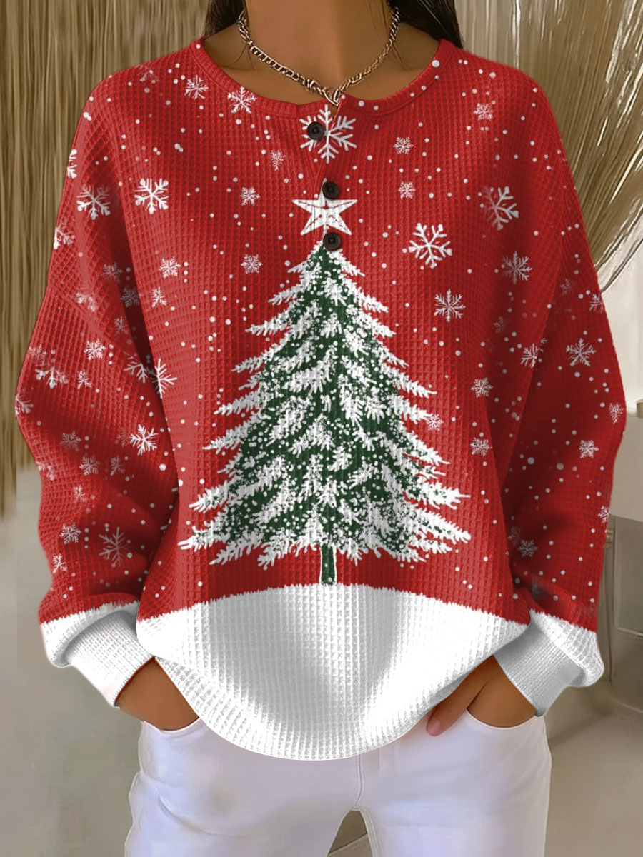 MOREAU LYON | WOMEN'S WAFFLE KNIT SWEATER 8