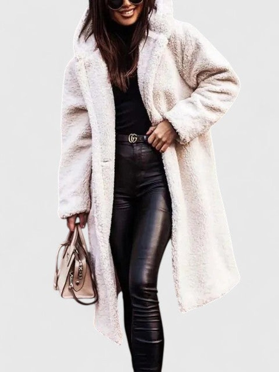 Madison | Women's Jacket Oversized Long Teddy Fleece Winter Coat 1