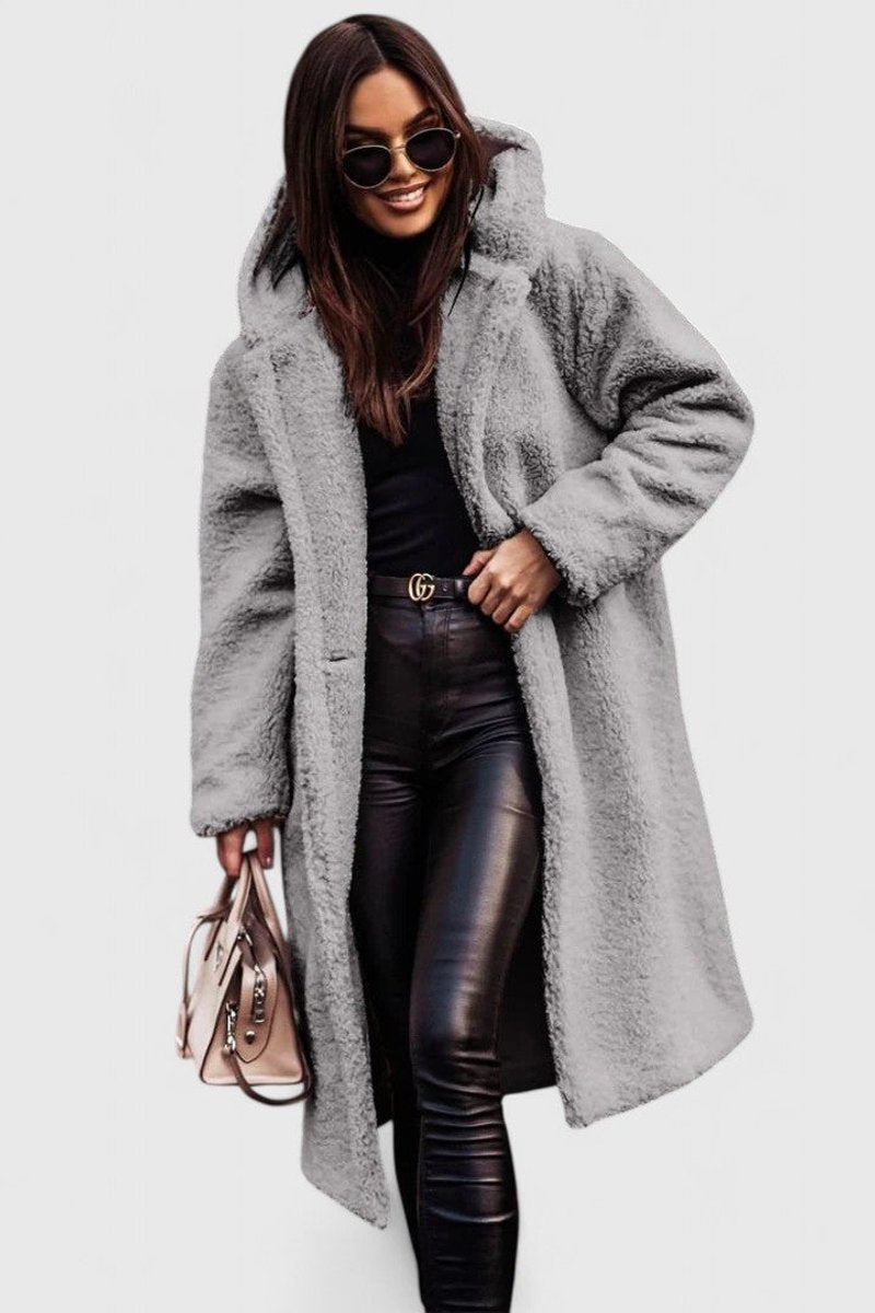Madison | Women's Jacket Oversized Long Teddy Fleece Winter Coat 2