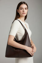 Maria | Women’s Classic Tote Bag with Faux Outer and Large Inner Pocket 3