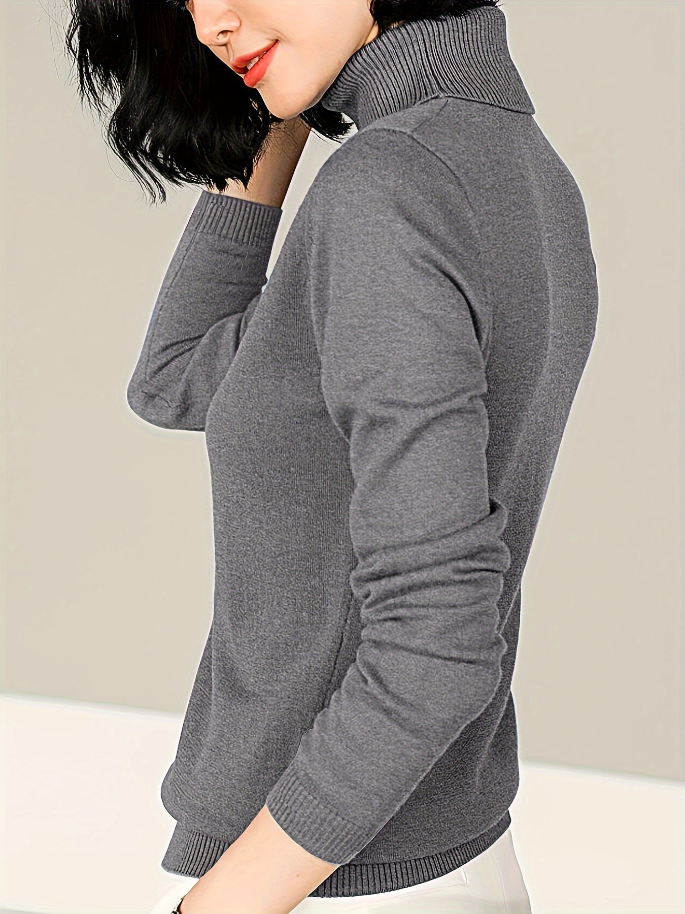 Maribel | Refined Mock Neck Sweater 2