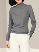 Maribel | Refined Mock Neck Sweater 4