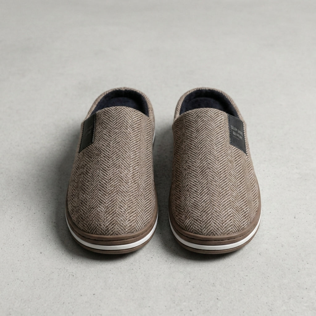 Mljet Herringbone Fleece Slippers 0