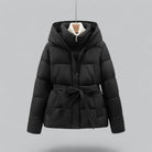 New Winter Jacket Parka Belted Coat 0
