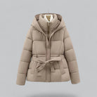 New Winter Jacket Parka Belted Coat 2