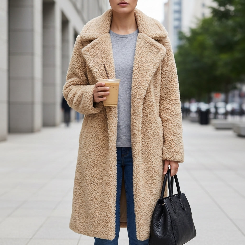 Noto Long Teddy Coat 0