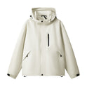 Women's Waterproof Jacket – Hooded, Drawstring Hem, Adjustable Cuffs