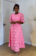 Women's Matching Set – Lace, Scalloped Hem