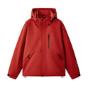 Women's Waterproof Jacket – Hooded, Drawstring Hem, Adjustable Cuffs
