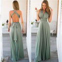 Women's Party Dress – Convertible Multi-Way, Maxi