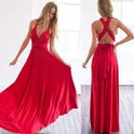 Women's Party Dress – Convertible Multi-Way, Maxi