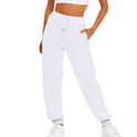 Women's Fleece Joggers – Drawstring Waist, Side Slant Pockets