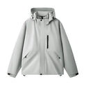 Women's Waterproof Jacket – Hooded, Drawstring Hem, Adjustable Cuffs