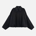 Oversized Jacket with Structured Collar