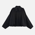 Oversized Jacket with Structured Collar