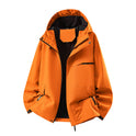 Women's Waterproof Jacket – Hooded, Drawstring Hem, Adjustable Cuffs
