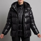 Pienza Glossy Hooded Puffer Jacket 1
