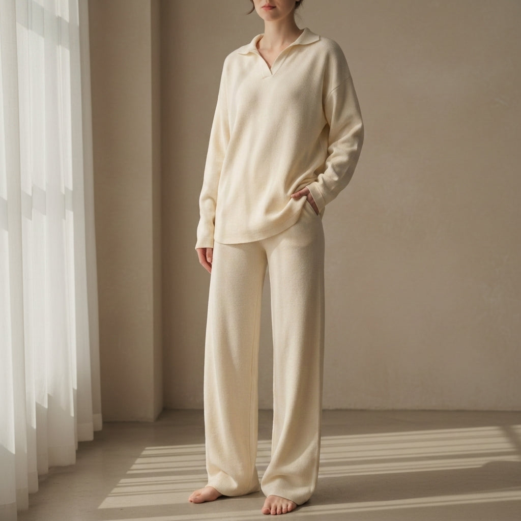 Porec Knit Polo Two-Piece Set 1