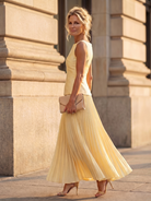 Rhodes | Structured Bodice Pleated Skirt Set 1
