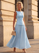 Rhodes | Structured Bodice Pleated Skirt Set 10