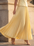 Rhodes | Structured Bodice Pleated Skirt Set 2