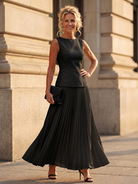 Rhodes | Structured Bodice Pleated Skirt Set 6
