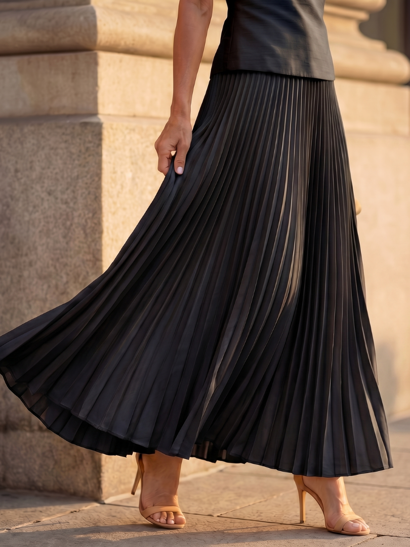 Rhodes | Structured Bodice Pleated Skirt Set 7