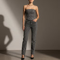 Salamanca Strapless Glitter Jumpsuit 3
