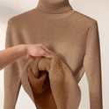 Selena | Cozy Lined High-Neck Sweater 0
