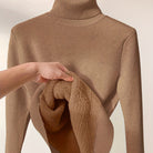 Selena | Cozy Lined High-Neck Sweater 0