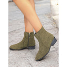 Sloane | Side-Zip Block Heel Ankle Boots 9