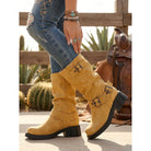 Sylvia | Buckle-Detail Mid-Calf Biker Boots 3