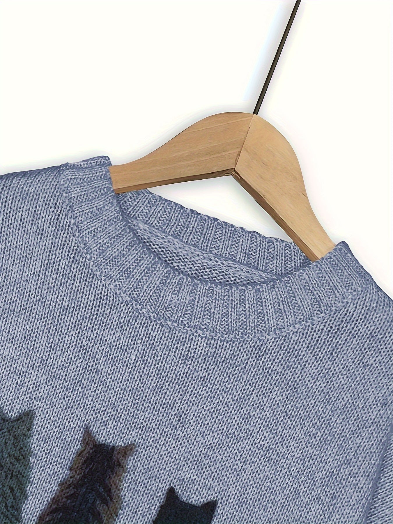 Tamara | Cozy Cat-Print Sweater 3
