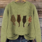 Tamara | Cozy Cat-Print Sweater 6